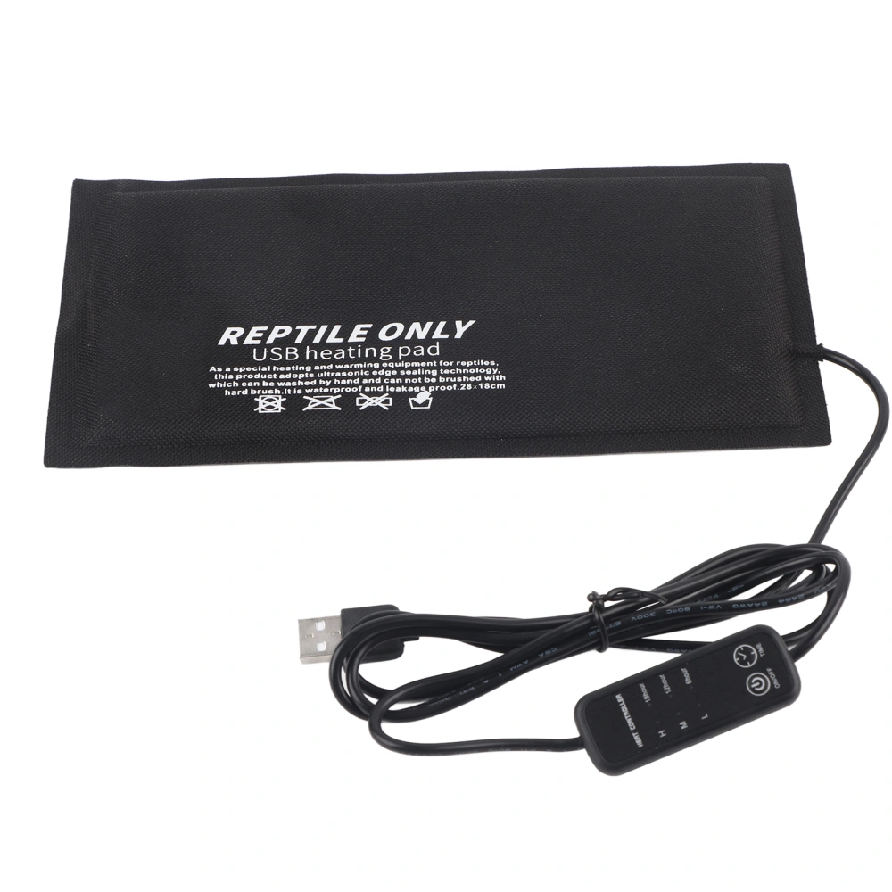 Reptile Heating Mat USB Reptile Heating Mat Under Tank Heating Pad with ThreeLevel Temperature Control(Midium )