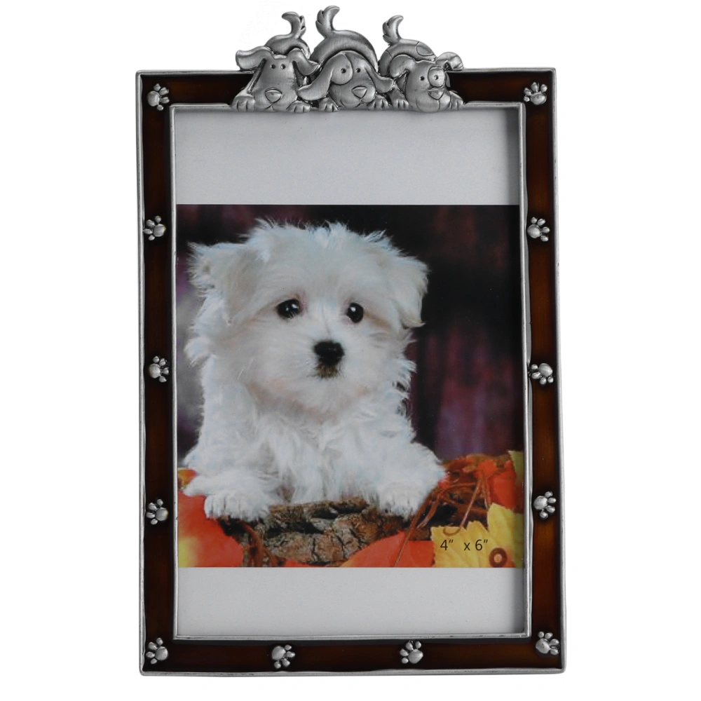 Pet Photo Frame Pet Memorial Picture Frame Verticle Portrait Frame for Animal Lovers to Keep Memories AliveCoffee