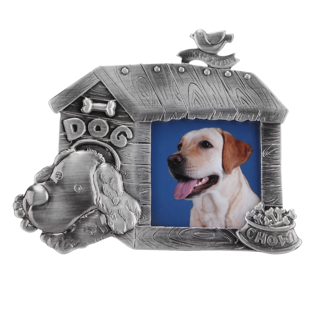 Pet Photo Frame Cute Designed Dog Cat Photo Display Frame for 2.5x2.5in Vertical Photo