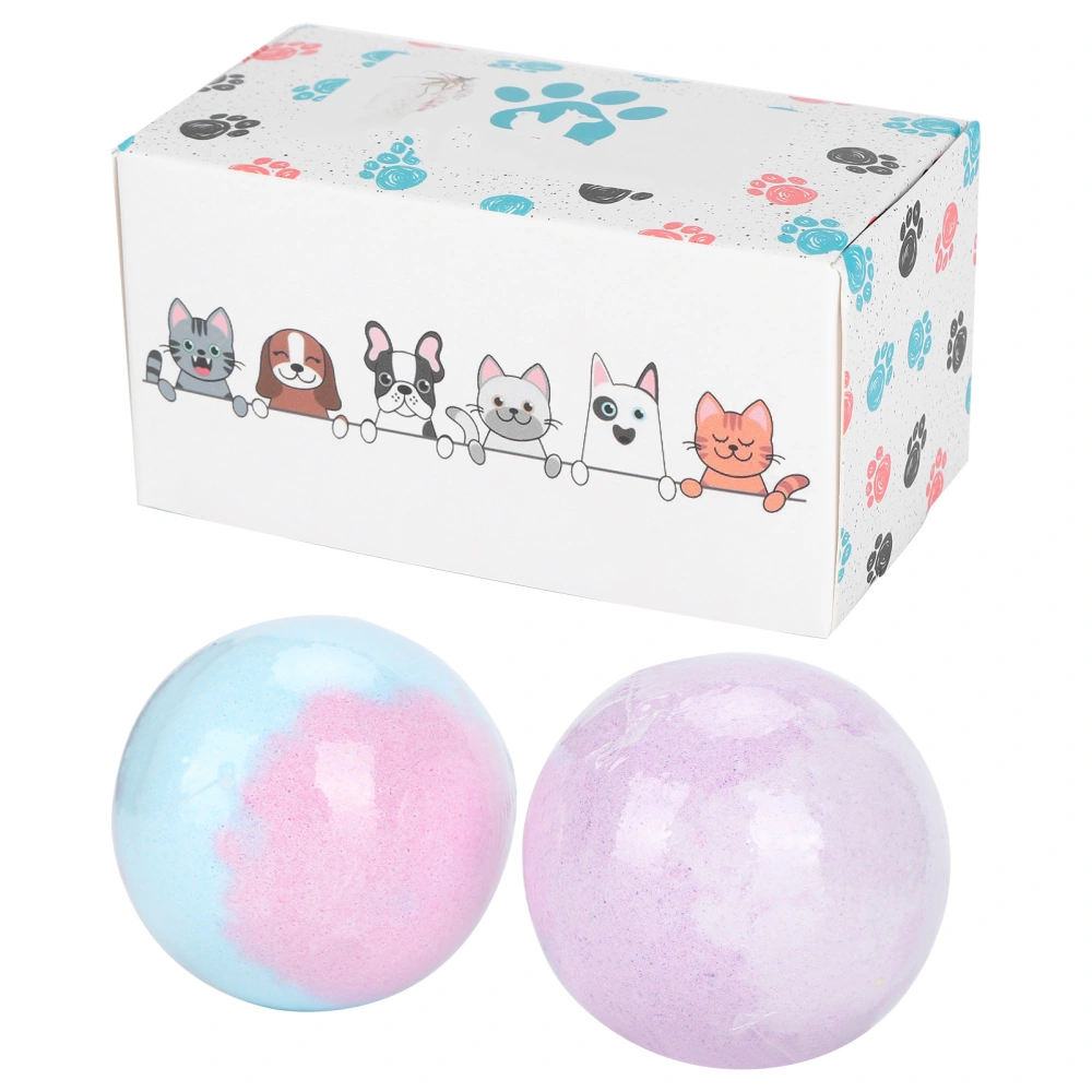 Pet Bubble Bath Ball Clean Beauty Bubble Explosive Bath Salt Ball for Dogs and Cats