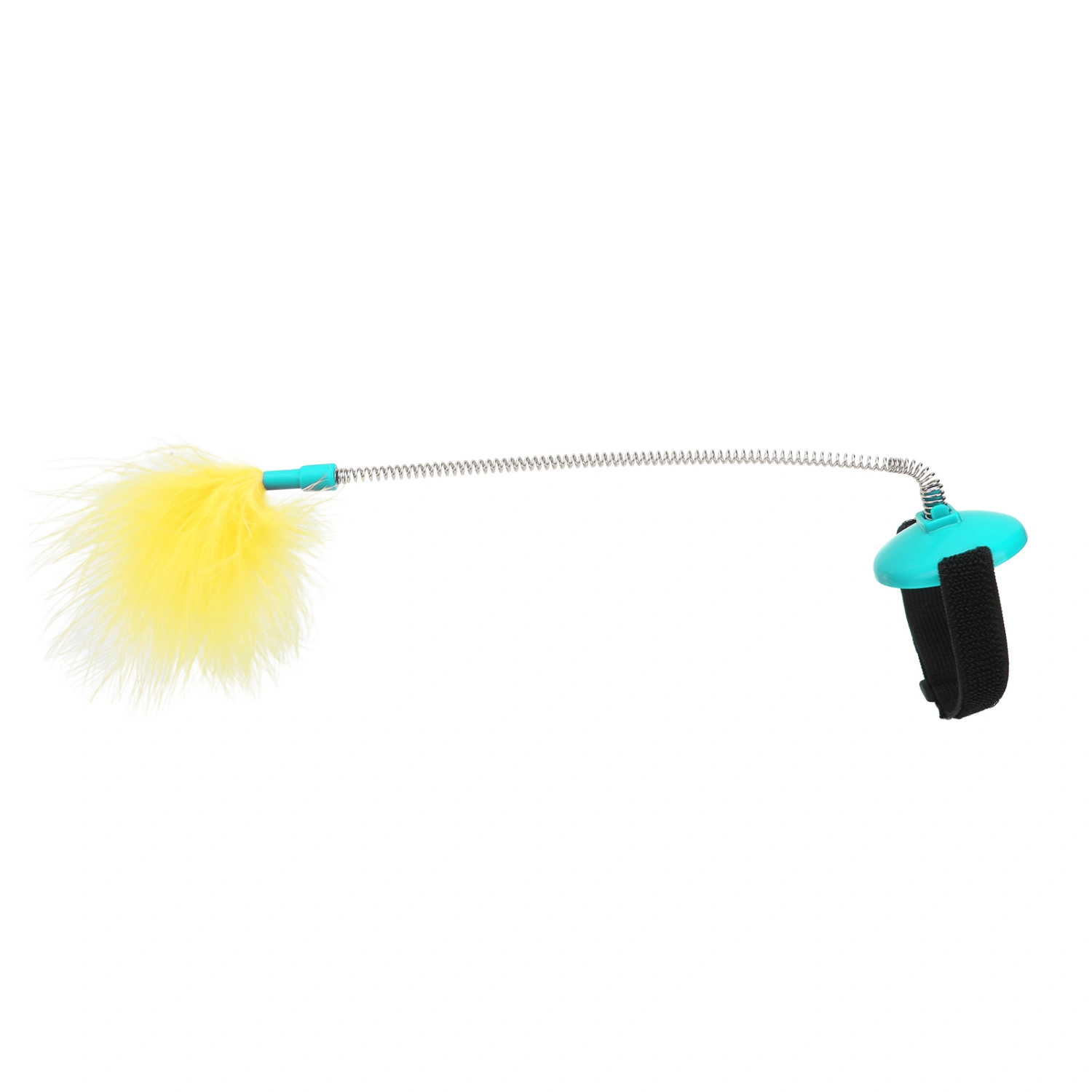 Collar Cat Teaser Feather Collar Cat Toys with Self Excited Neck Interactive TeaserLight Blue