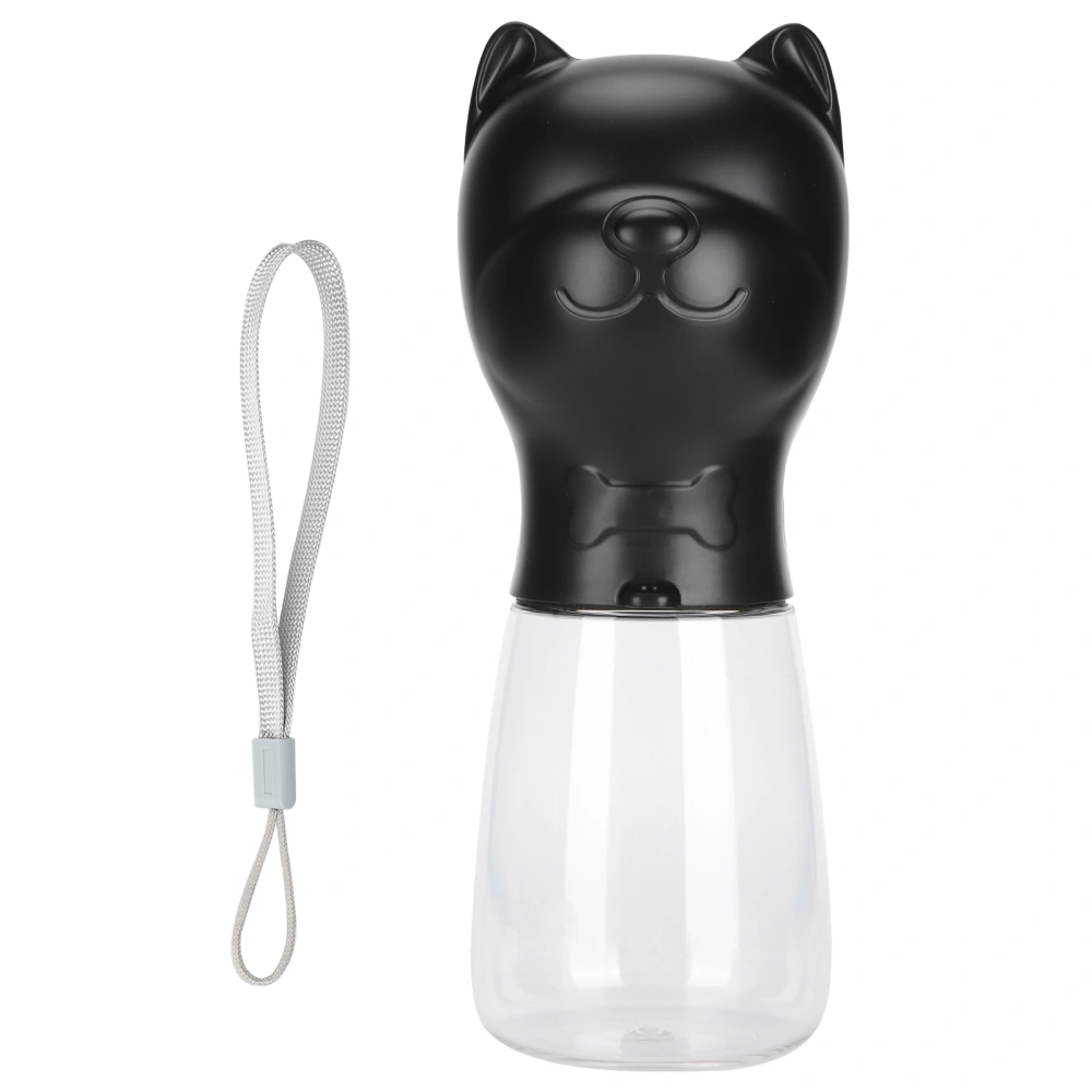 480ml Pet Outdoor Water Feeder Pet Portable Drinking Cup Puppy Water Bottle Drink CupBlack