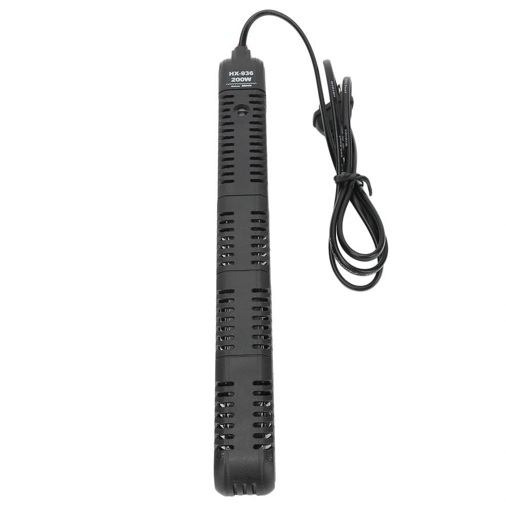 Aquarium Submersible Heater Fish Tank Adjustable Temperature Heating Rod HX‑936 EU 220VHX‑936 with Protective Cover 200W