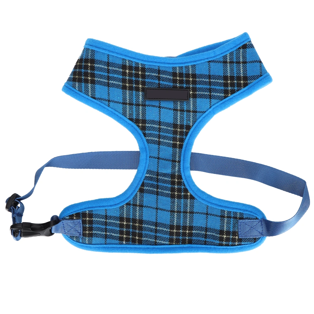 Pet Dog Harness Breathable VestStyle Puppy Leash Soft Mesh Vest for Small Medium Dogs(Blue XL)