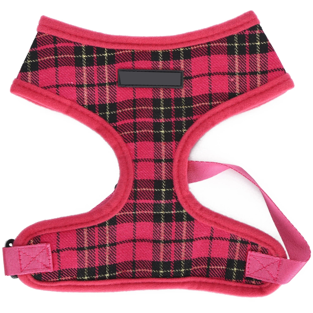 Pet Dog Harness Breathable VestStyle Puppy Leash Soft Mesh Vest for Small Medium Dogs(Pink L)