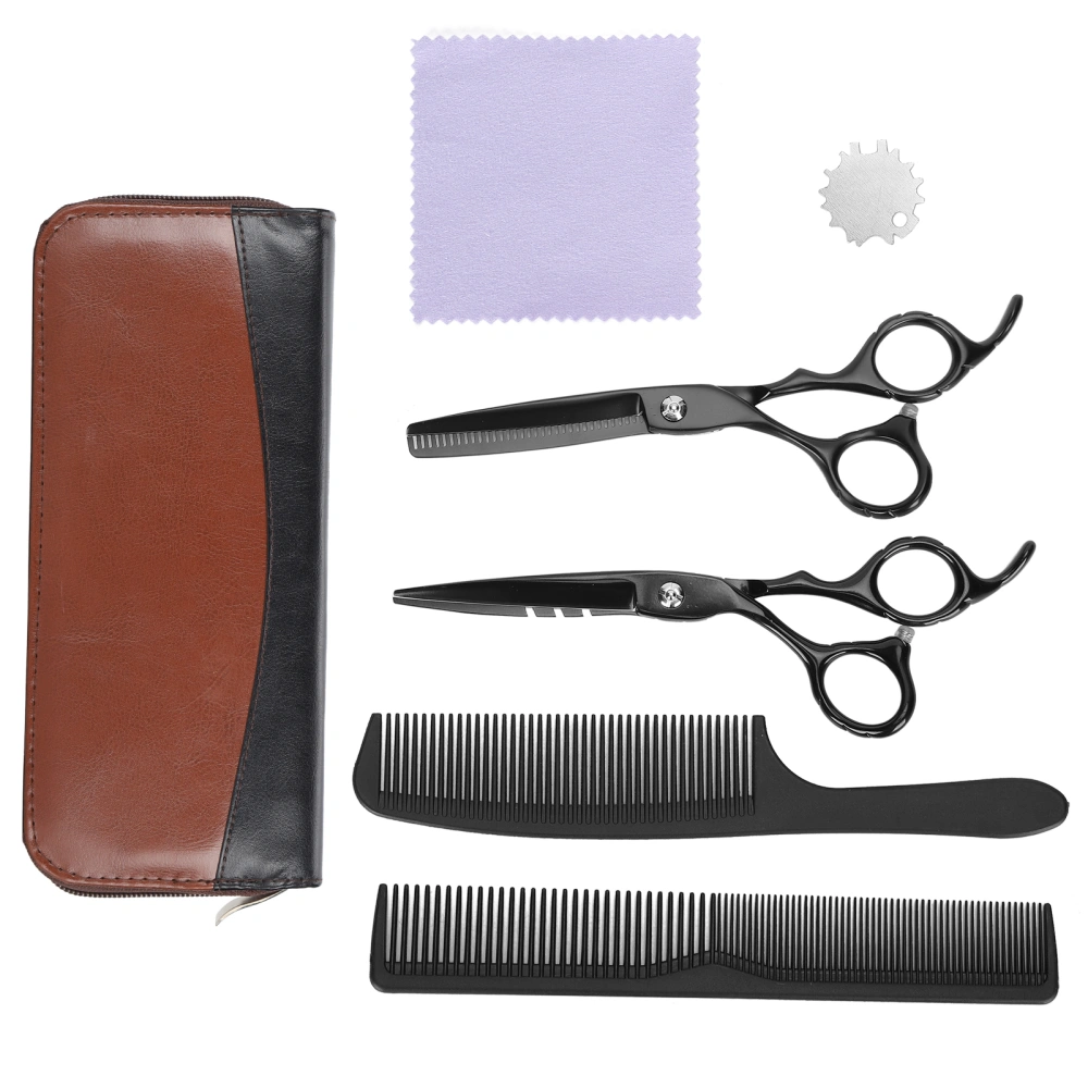 Hair Cutting Scissors Set Cutting/Thinning Scissors with Comb Hairdressing Shears Set