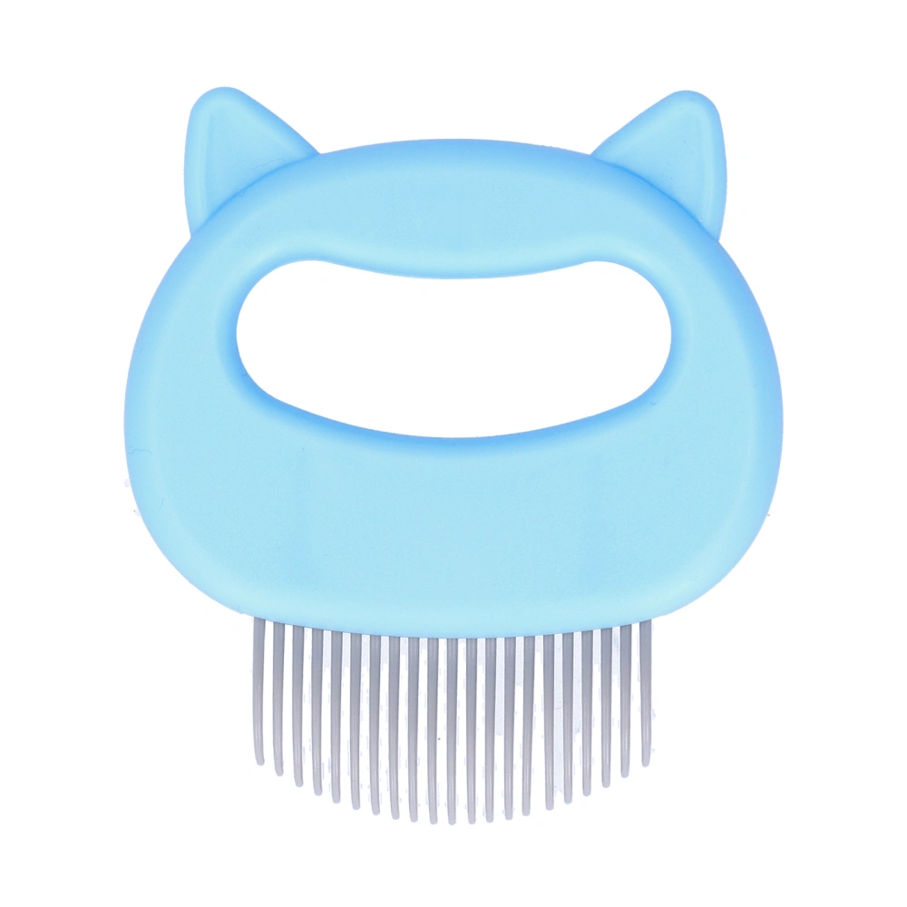 Cat Hair Shell Comb Deshedding Dematting Brush Tangles Removal Comb Pet Grooming ToolBlue