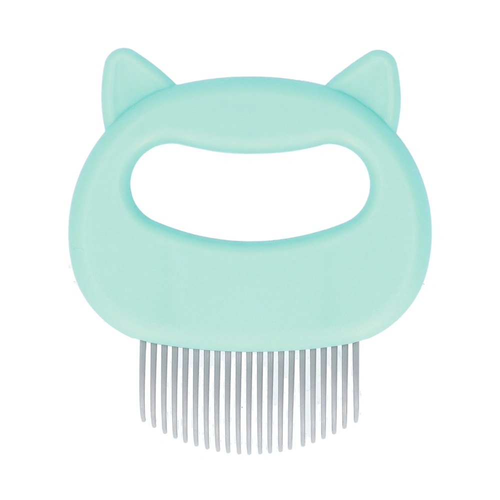 Cat Hair Shell Comb Deshedding Dematting Brush Tangles Removal Comb Pet Grooming ToolGreen