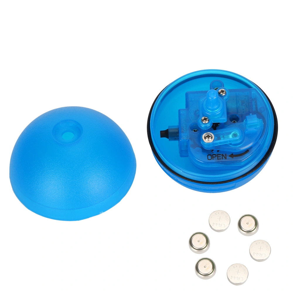 Cat 360 Degree Self Rotating Ball Toy Automatic Rolling Interactive Playing Toy BallsBattery Type Blue