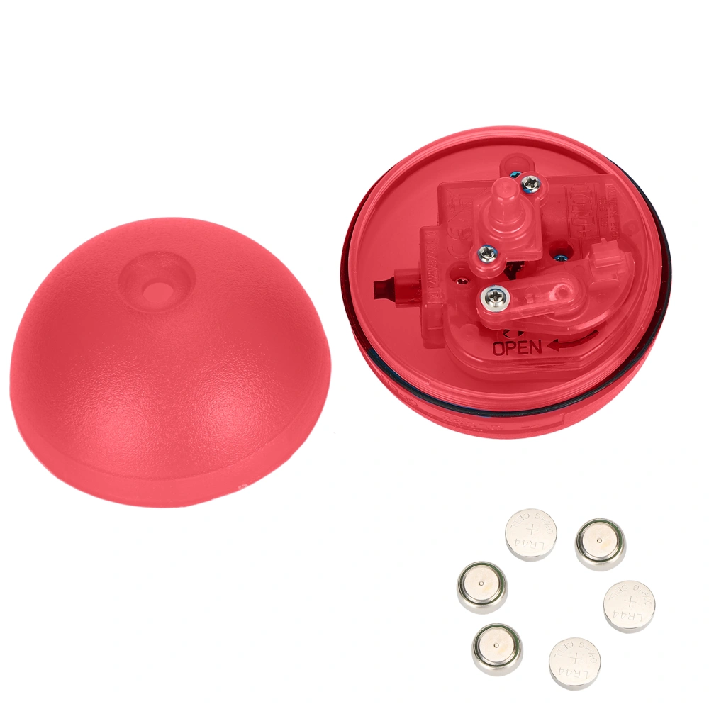 Cat 360 Degree Self Rotating Ball Toy Automatic Rolling Interactive Playing Toy BallsBattery Type Red