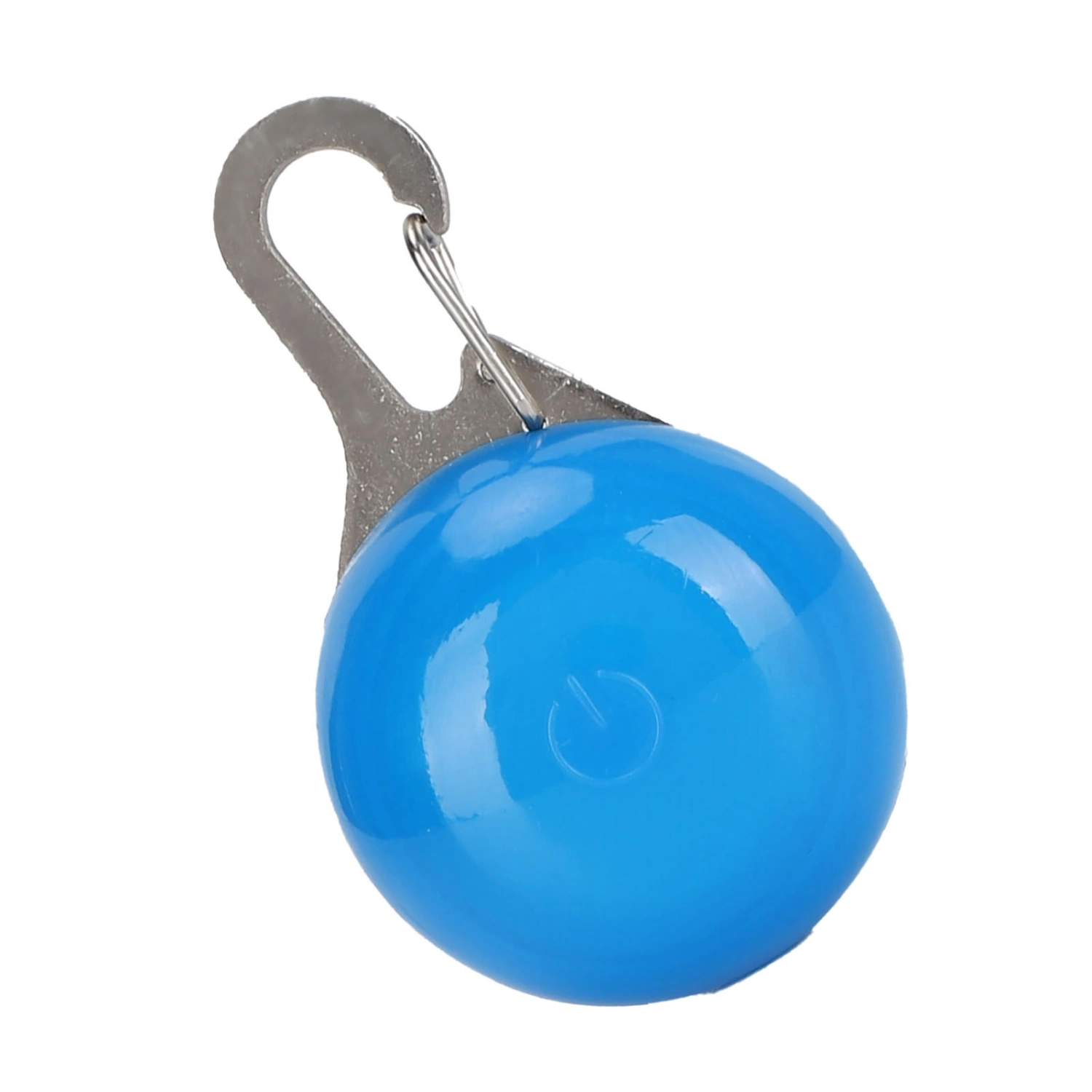 Pet LED Luminous Pendant 3 Lighting Modes Night Safety Warning Light ClipOn Collars(Blue )