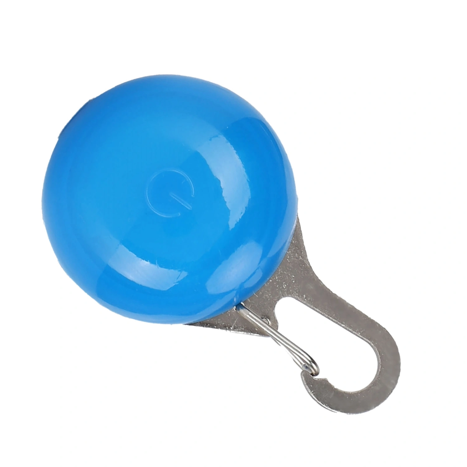Pet LED Luminous Pendant 3 Lighting Modes Night Safety Warning Light ClipOn Collars(Blue )