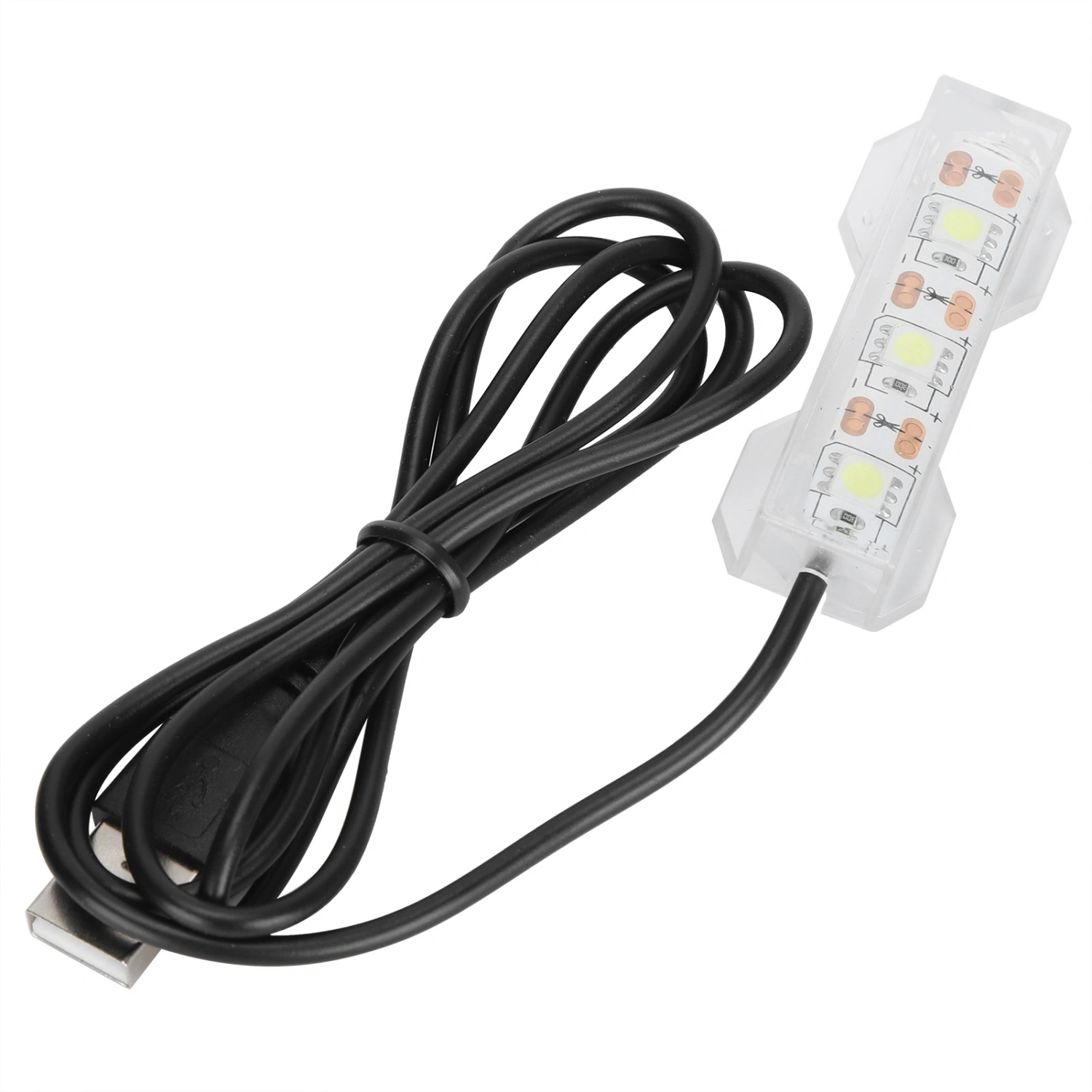 Small Aquarium Water Plant Light Desktop Fish Tank Mini Decoration Soft LED Lamp