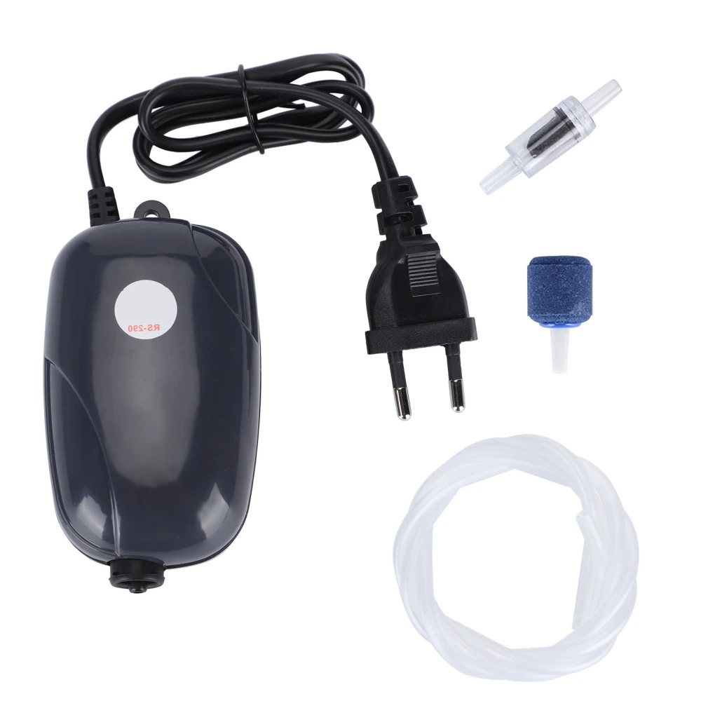 RS‑290 Fish Tank Air Pump for Freshwater Marine Aquarium EU Plug 220V