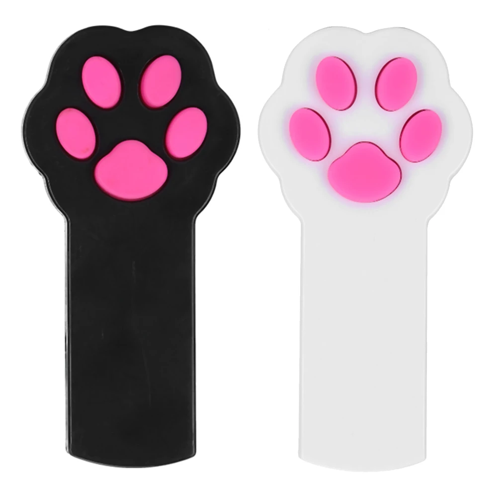 2Pcs Cat Teaser Red Light Pointer Pen Interactive Exercise Toy Chasing Projector Pet Playing Tool