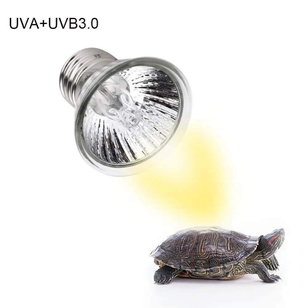 Reptile Clamp Heat Lamp Professional Adjustable UVA UVB Reptile Light with Long Lamp Holder