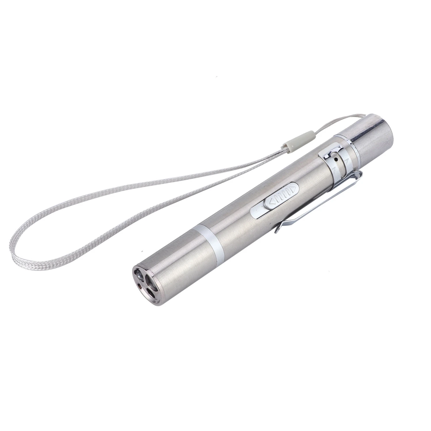 USB Charging Cat Chaser Toy Portable Flashlight Pet LED Pen Light Pointer Toy Accessory