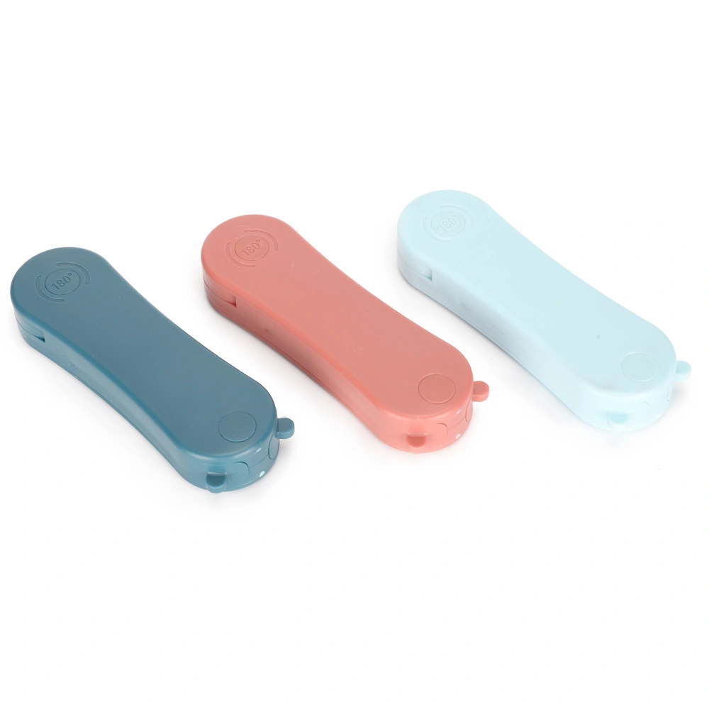 3pcs 2 in 1 Pet Hair Remover Folding Fur Cleaner Sofa Clothes Furniture Lint Cleaning BrushLight Blue+Red+Dark Blue