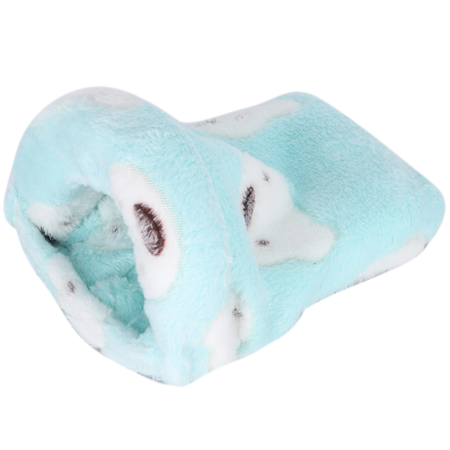 Small Animal Pets Sleepping Cage House Winter Hamster Warm House Squirrel Rat Pet BedsGreen S