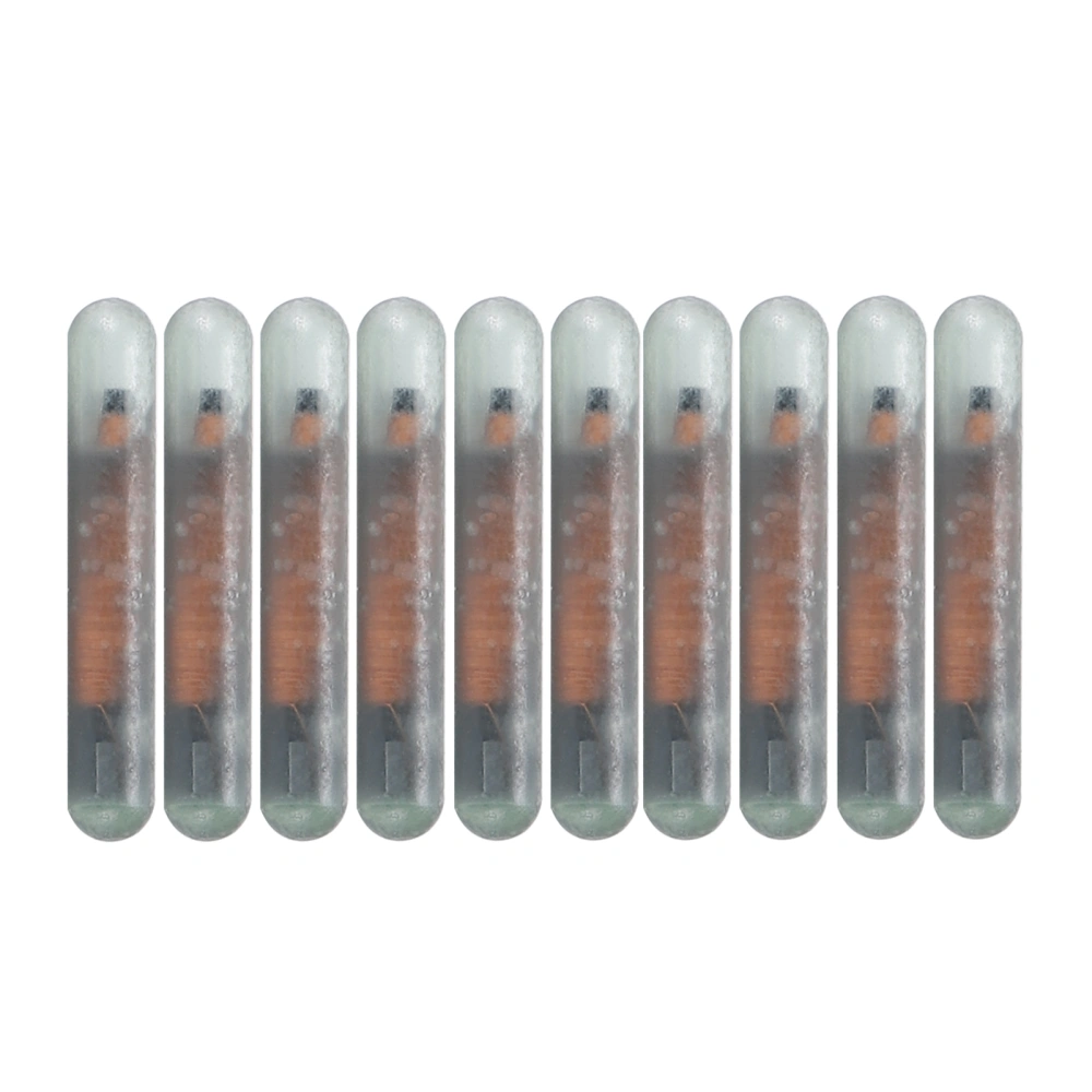 10Pcs 1.4mm Animal Tag Glass Tube Chip Lightweight Pet ID Management Simple Implantation