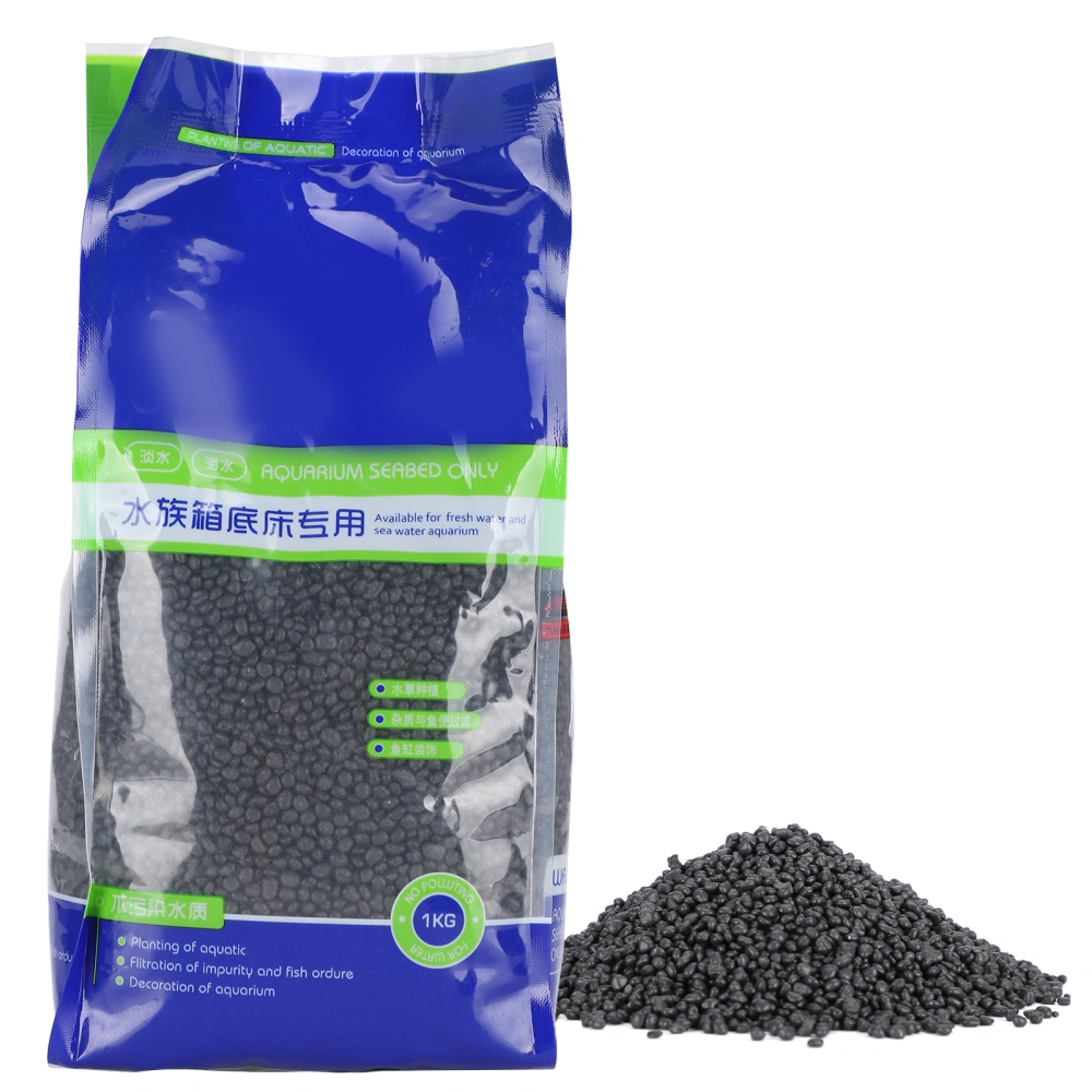 Fish Tank Landscaping Decoration Water Plants Mud Aquarium Bottom Gravel Accessory 1kg