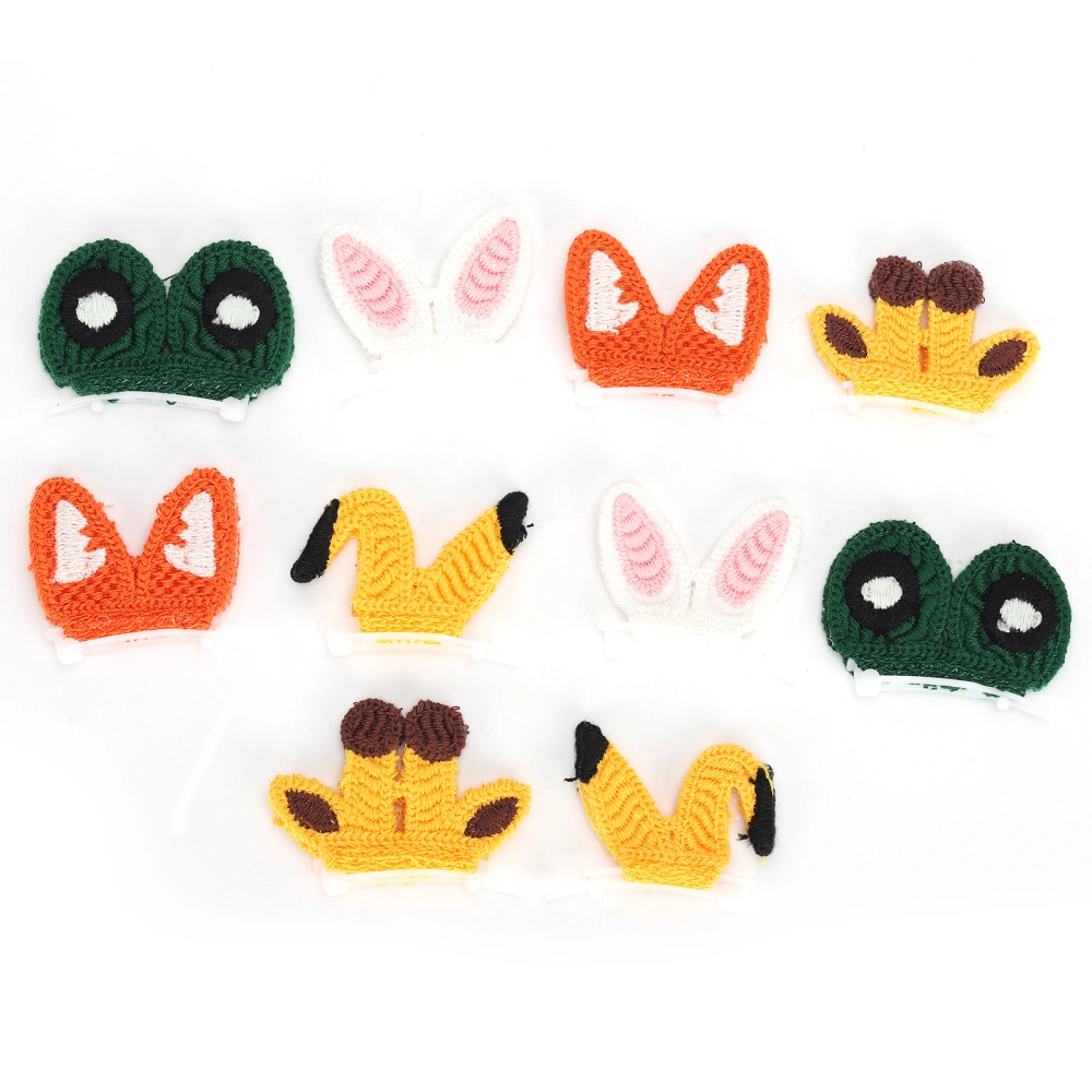 10Pcs/lot Cute Pet Dog Cat Headwear Ear Style Hairpin Hair Clip Pet Grooming Accessories