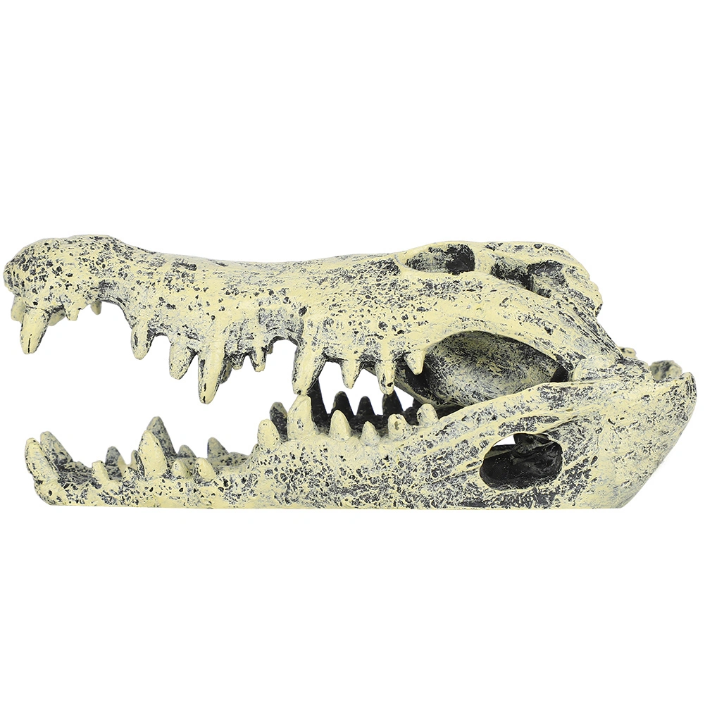 Aquarium Fish Tank Decor Artificial Simulation Skull Shape Ornament for Decoration Landscape