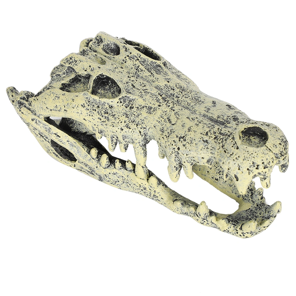 Aquarium Fish Tank Decor Artificial Simulation Skull Shape Ornament for Decoration Landscape