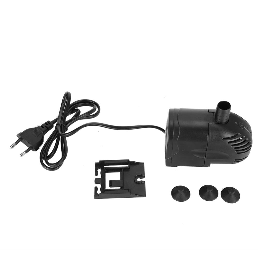 12W Submersible Water Pump Fish Tank Bottom Suction Aquarium Filtration Pump 220‑240V EU Plug