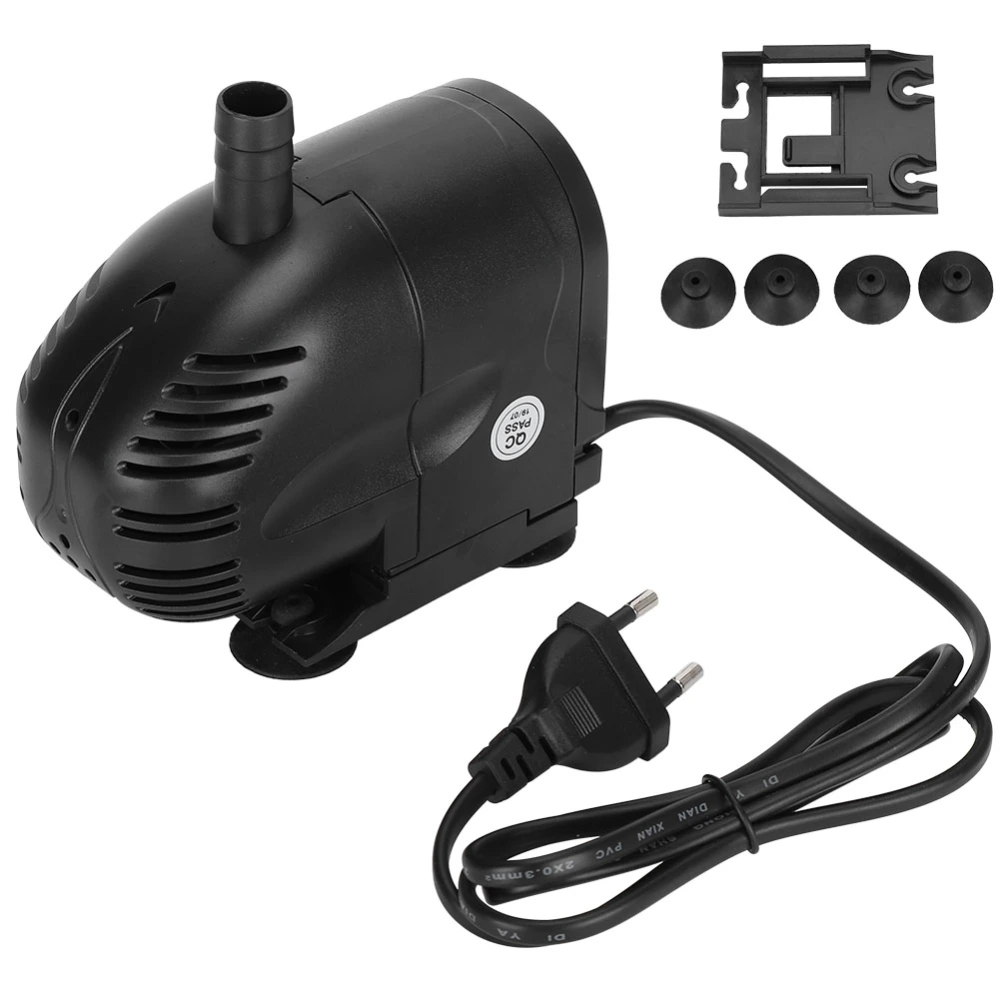 220‑240V 25W Aquarium Fish Tank Submersible Pump Pumping Filtration Circulation EU Plug