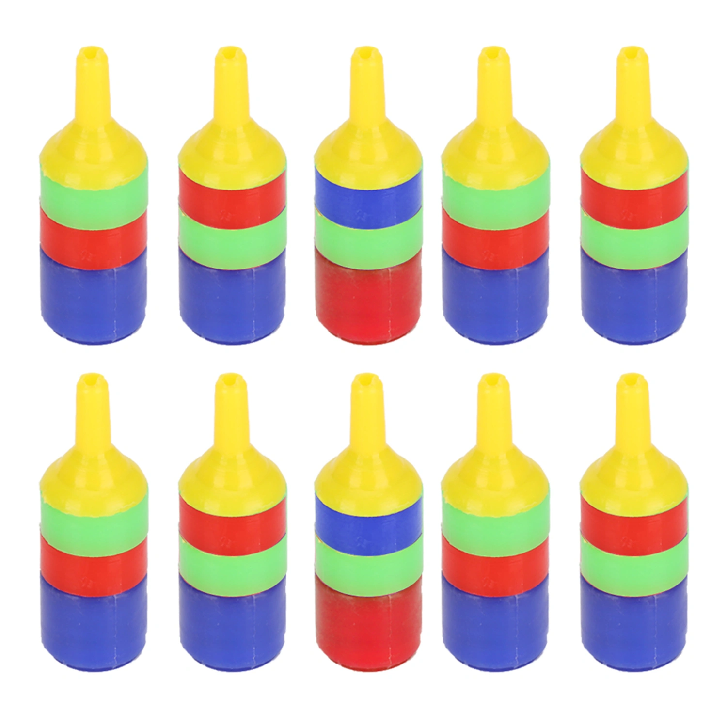 10pcs Fish Tank Air Stone Bubbles Release Oxygen Increasing Diffuser High Efficiency Aeration Purification