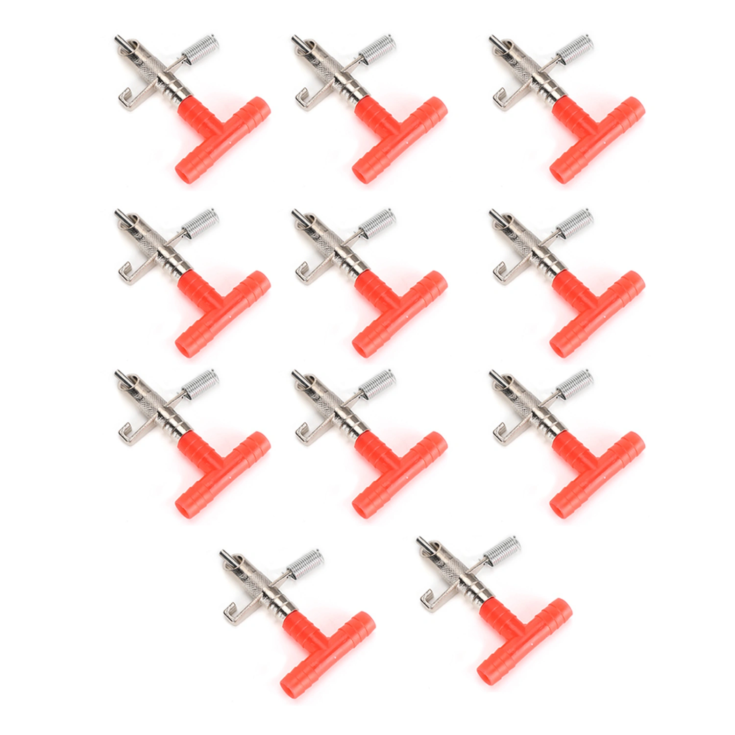 10PCS Rabbit Automatic Nipple Drinkers Farm Poultry Drinking Spring Type Accessories
