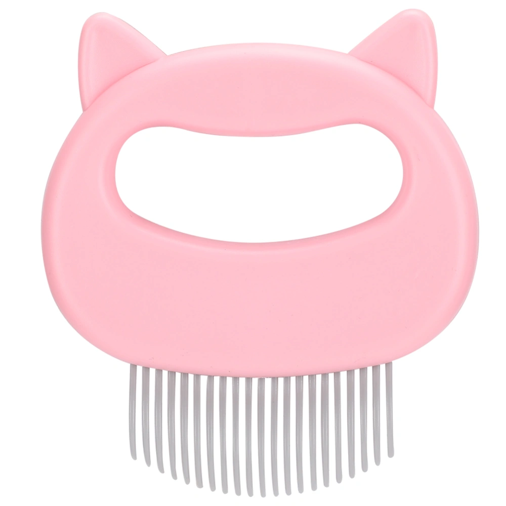 Cat Brush Remove Floating Fur Pet Grooming Tool Shell Shape Long Short Hair Shedding CombPink