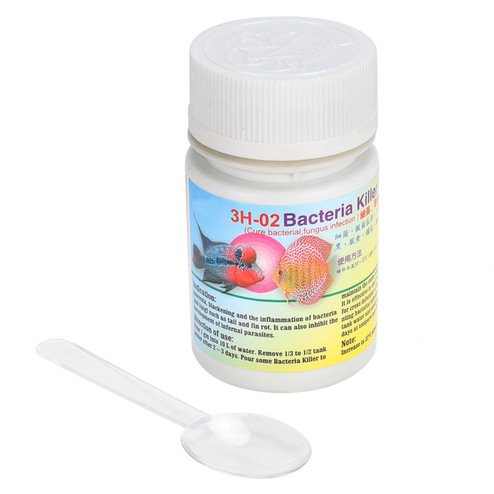 Portable Aquarium Fish Tank Nursing Safety Medicine Powder Supply Good Cleaning EffectH2 Cleaning 50g