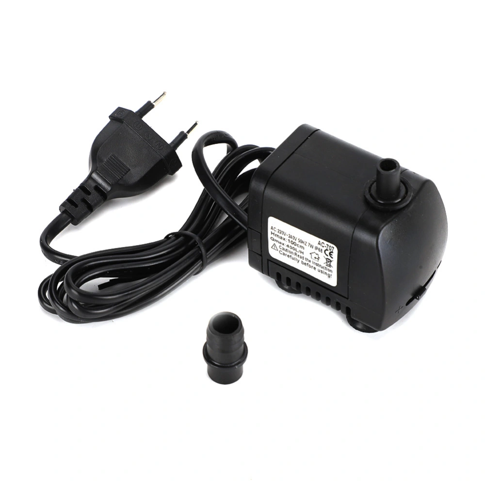 Submersible Pump Hydroponics High Temperature Resistance Magnetic Mute for Fountain Fish Tank 7W EU 220‑240V