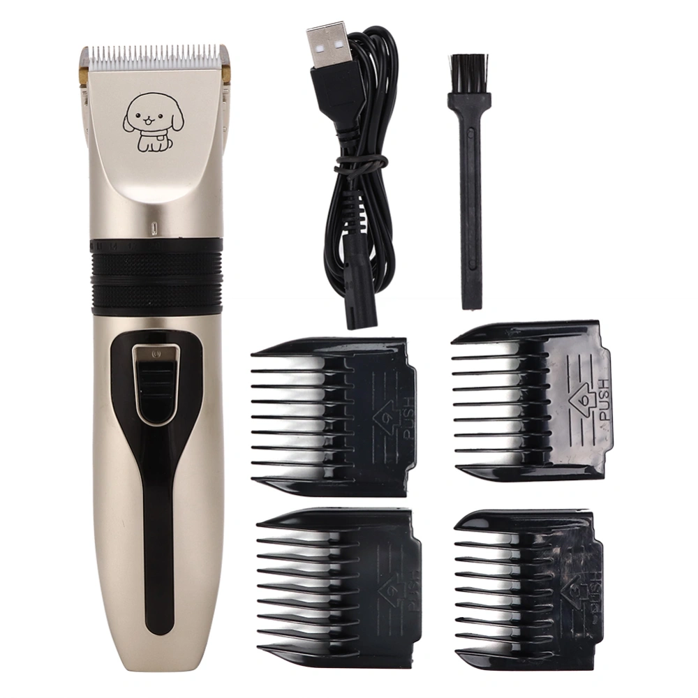 Pet Hair Trimmer USB Rechargeable Cat Electric Hair Clippers for Dog Grooming Toolsstandard configuration