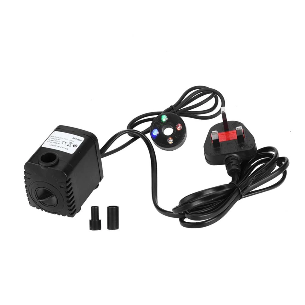 SM‑038L4 Plastic 600L/H Fish Tank Submersible Aeration Water Pump Aquarium Supplies Prise UK 220-240 V