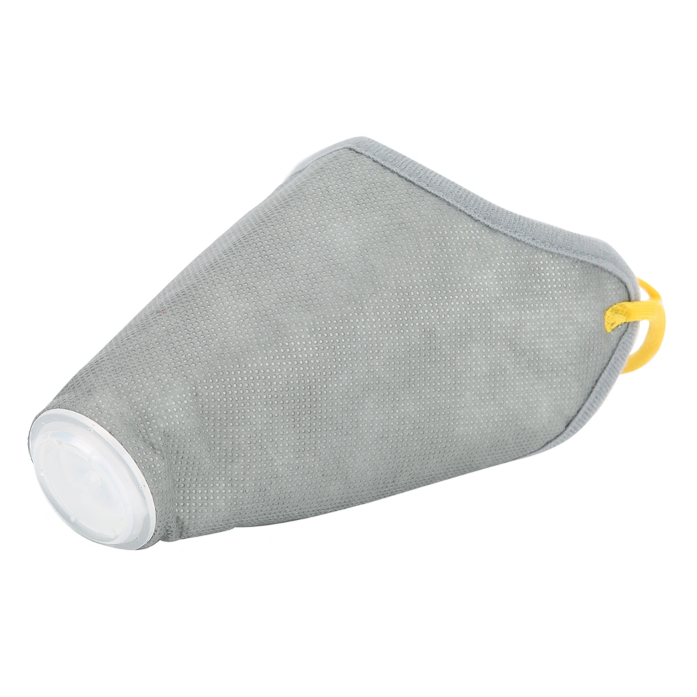 3 Layer Filter Pet Dog Anti-fog Mouth Muffle Breathable Mouth Face Cover ProtectorGray M