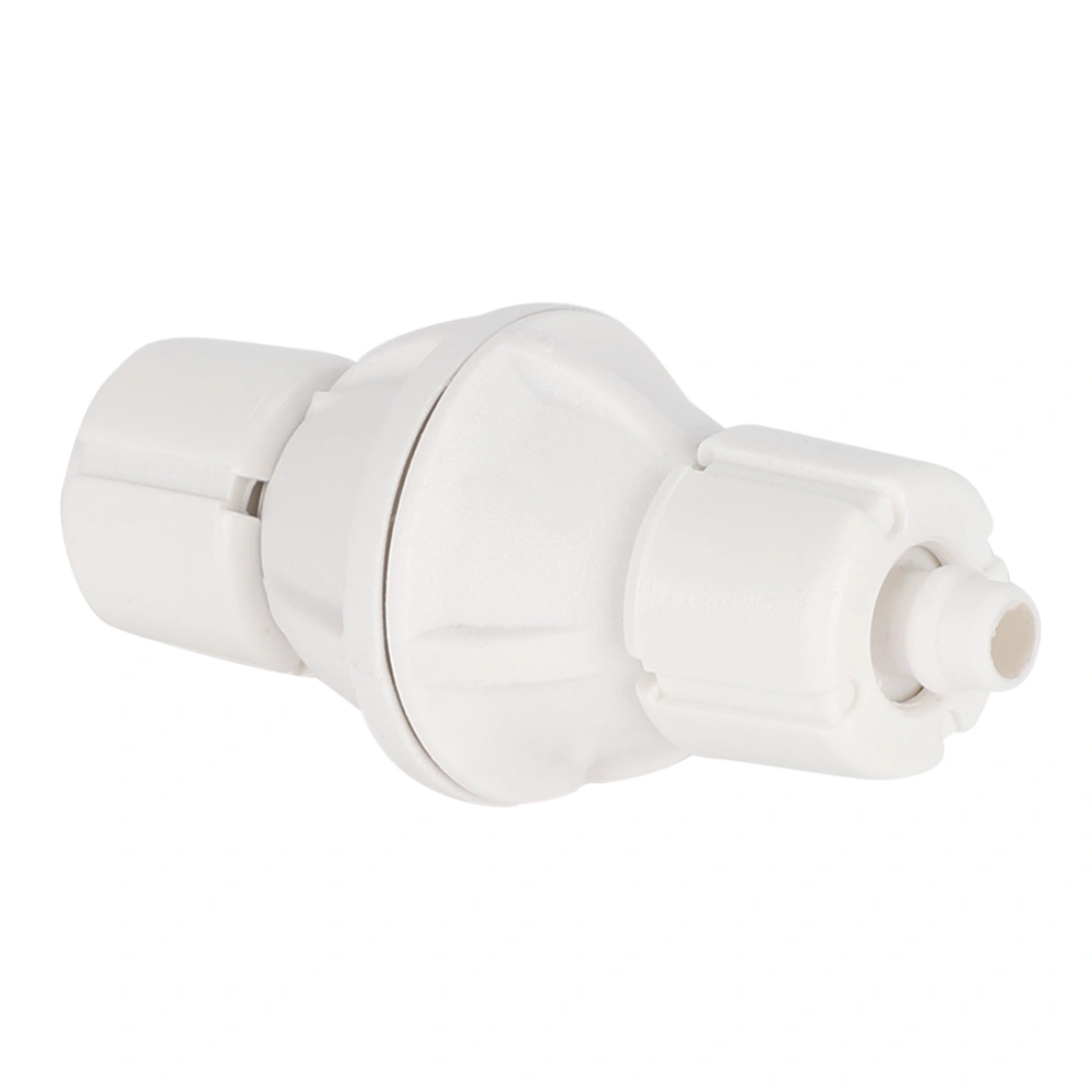 Plastic White Aquarium Anti Explosion CO2 Check Valve Fish Tank Carbon Dioxide Non Return System