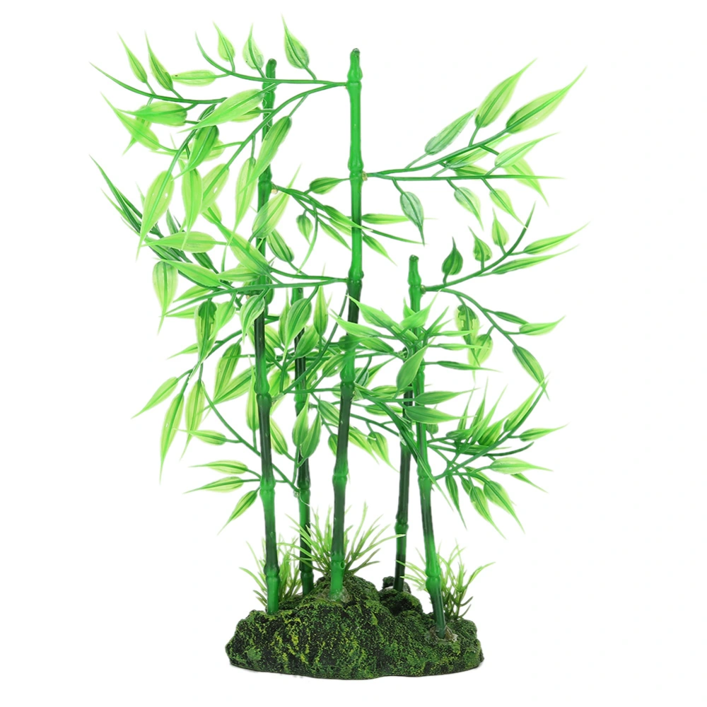 Aquarium Artificial Vivid Simulation Bluestone Bamboo for Fish Tank Water Plants Landscape DecorationBluestone Bamboo