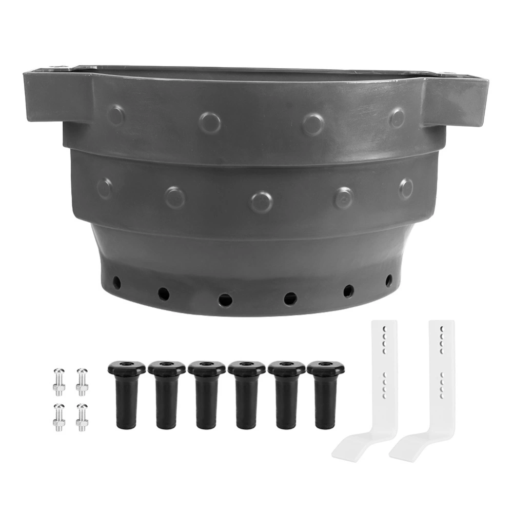 HL-MP70C Plastic 6 Nipples 38L High Capacity Calf Milk Feed Bucket for Cattle Sheep Livestock6 Nipples Milk Feed Bucket Kit