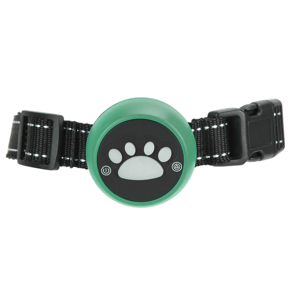 Intelligent Anti Bark Dog Rechargeable Training Collar Waterproof Stop Barking CollarsArmy Green(Electrostatic Shock)