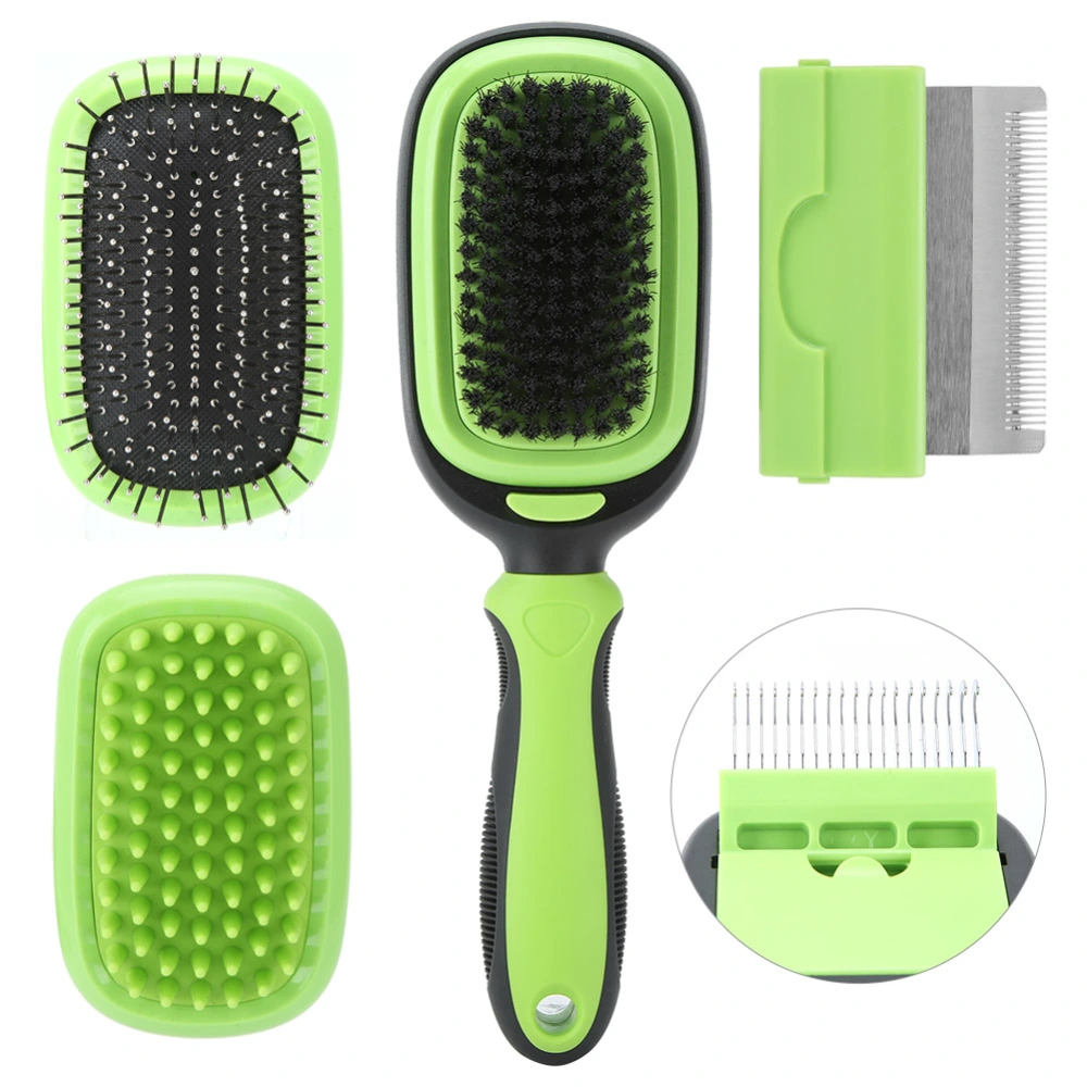 5 in 1 Pet Massage Air Cushion Flocking Hair Removal Open Knot Comb Grooming Brush Beauty Cleaning Supplies5 in 1