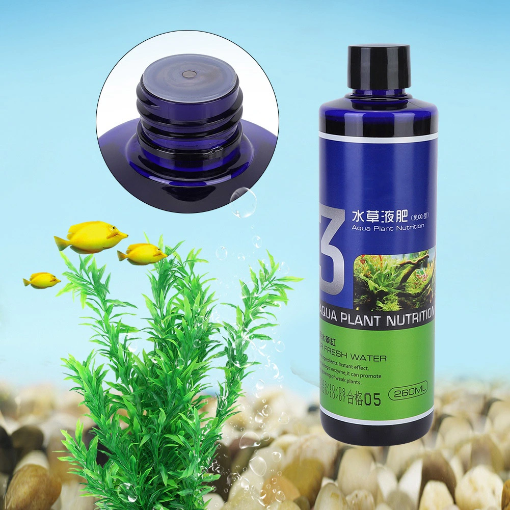 High Enriched Nutrition Water Plant Liquid Fertilizer Nutrient Solution for Fish Tank Aquarium 260ml