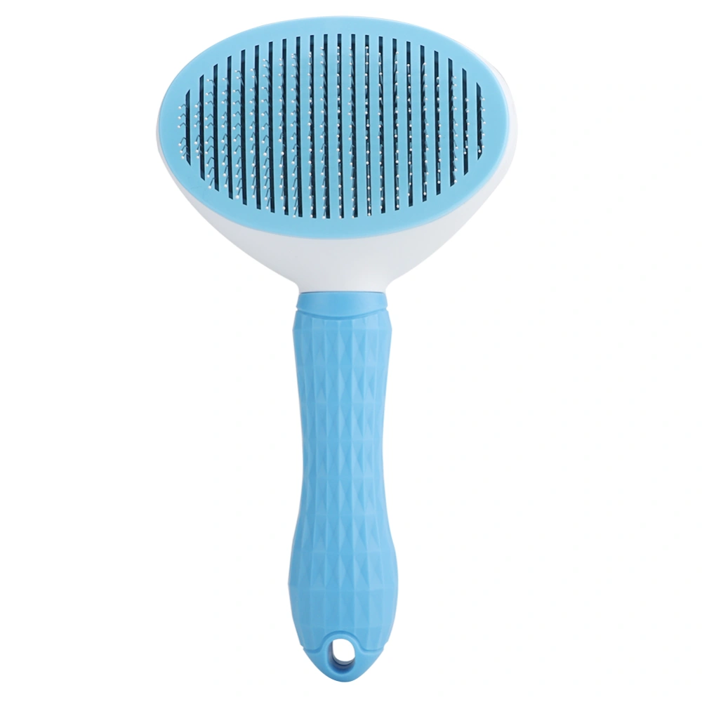 Pet Remove Hair Removal Comb Grooming Brush for Dog Cat Cleaning Suppliesblue