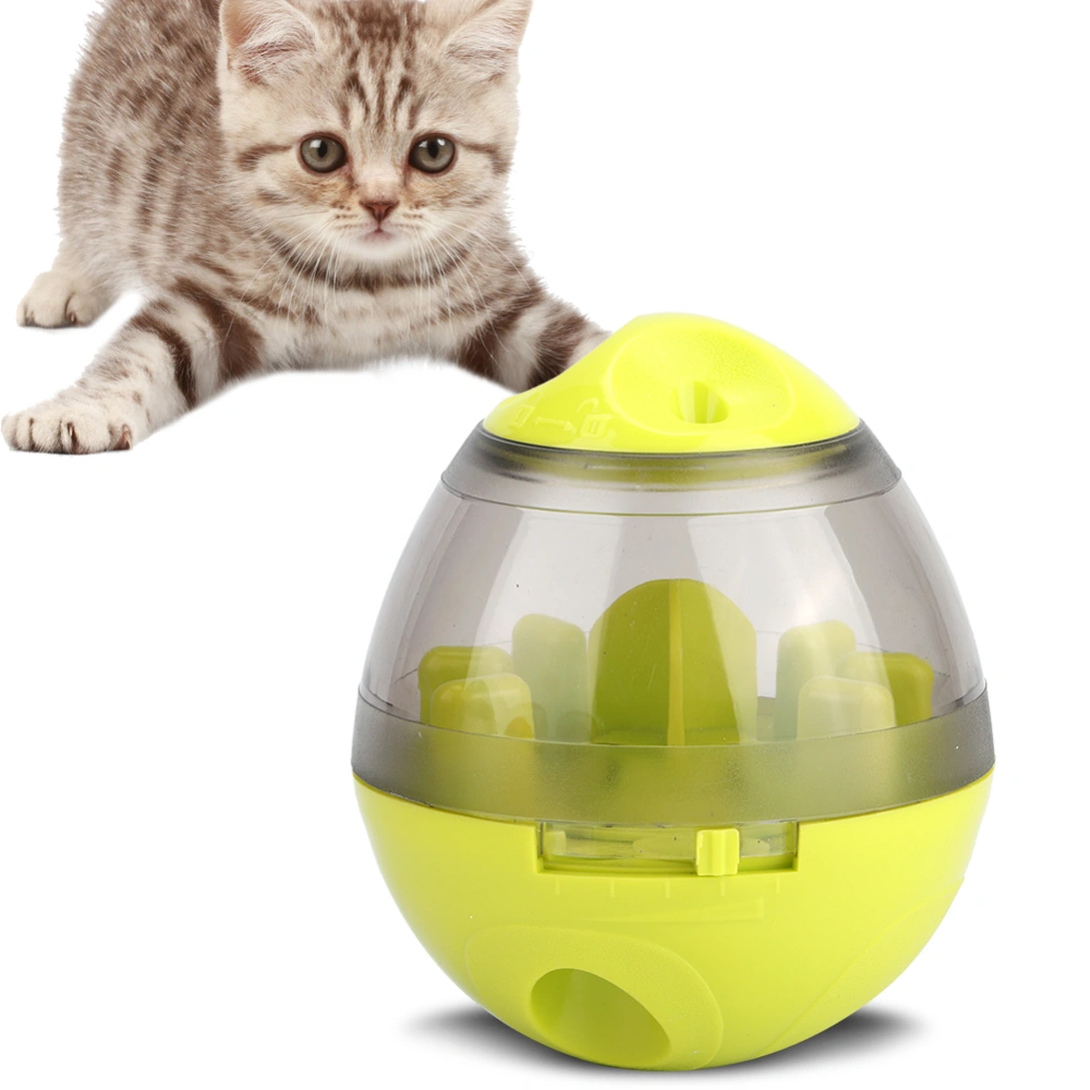 Funny Tumbler Pet Interactive Toy Food Leak Ball Dog Self Feeding Toy Puppy Feeder BallGreen