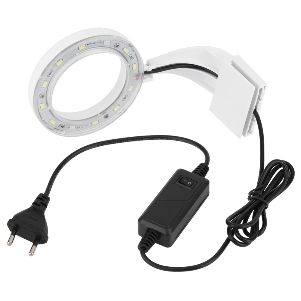 5W LED Clip-on Energy Saving Lamp Water Plant for Small Fish Tank Aquarium EU 100-220V