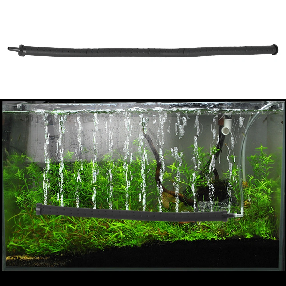 Aquarium Fish Tank Accessories Fish Tank Plastic Oxygen Air Bubble Diffuser Bar Tube Pump45cm