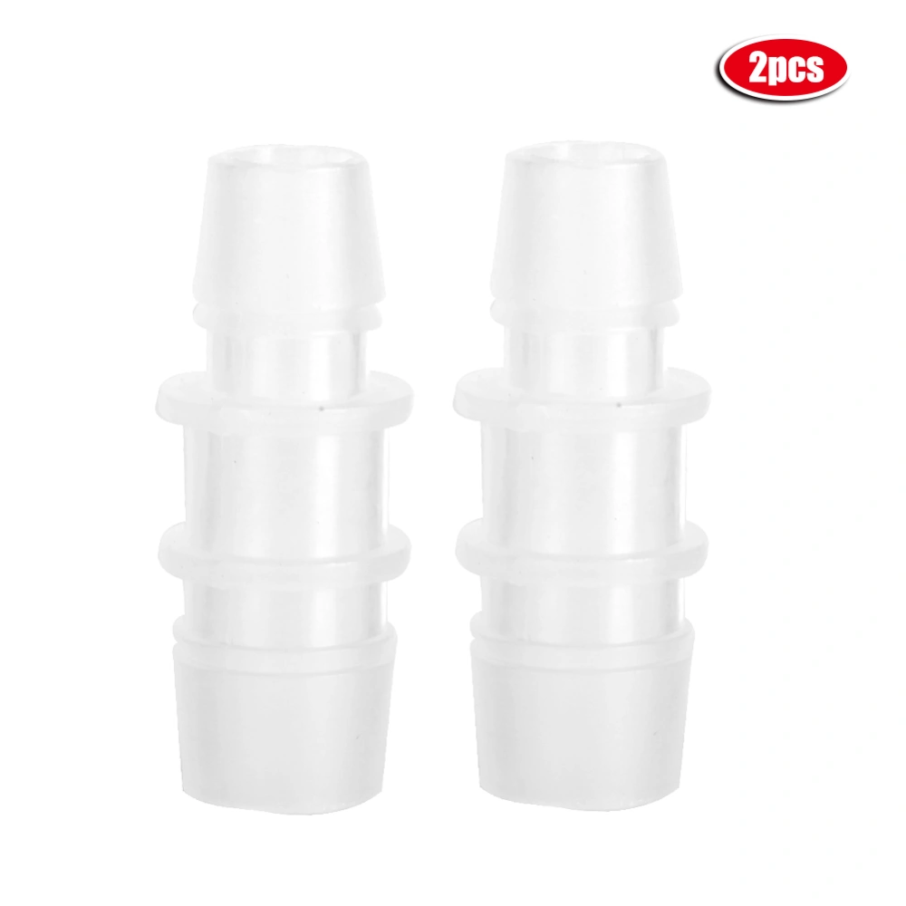 Plastic Aquarium Fish Tank Variable Diameter Adapter Connector Straight Air Pump Hose Accessories2 pcs 16mm/20mm