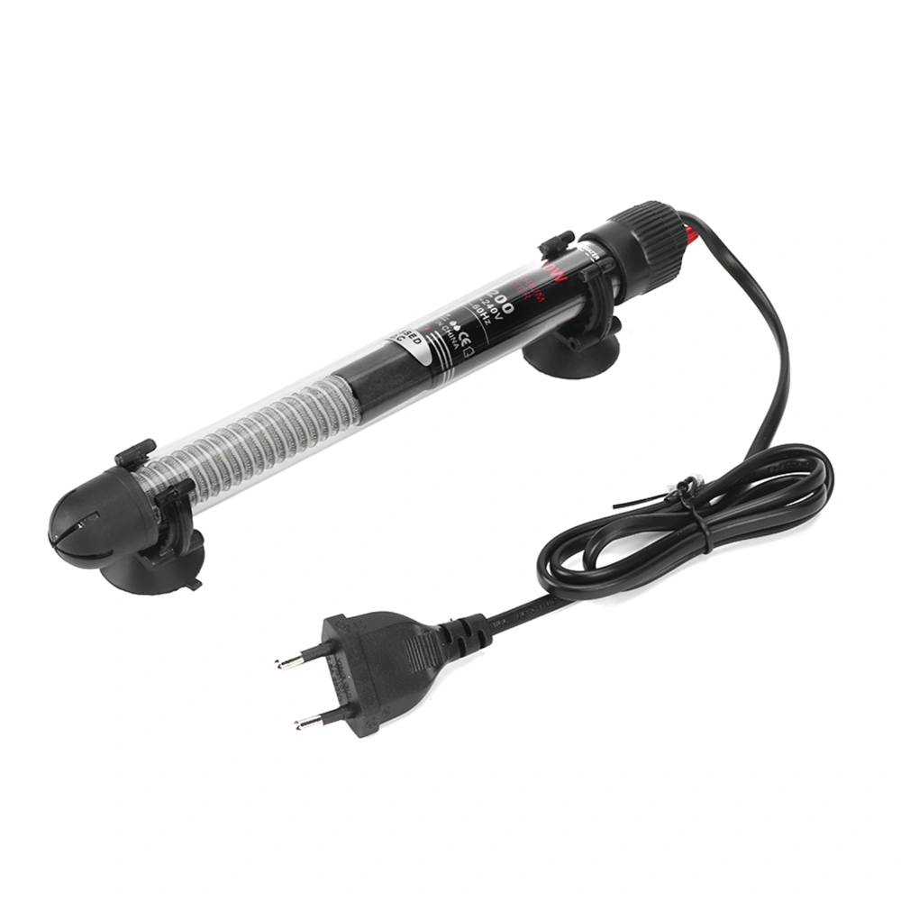 100W Glass Fish Tank Submersible Automatic Constant Temperature Water Heater Heating Rod Aquarium AccessoryEU Plug 220V